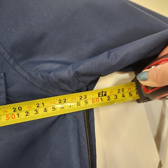 Vintage Taiga Jacket Mens Medium Blue Hooded - Picture 11 of 11